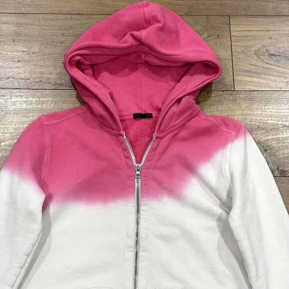 ATM Anthony Thomas Melillo Hoodie Womens Small French Terry Zip Dye‎ Sweatshirt - Picture 2 of 15